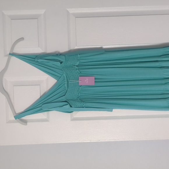 Turquoise maxi dress nwt - Picture 4 of 6
